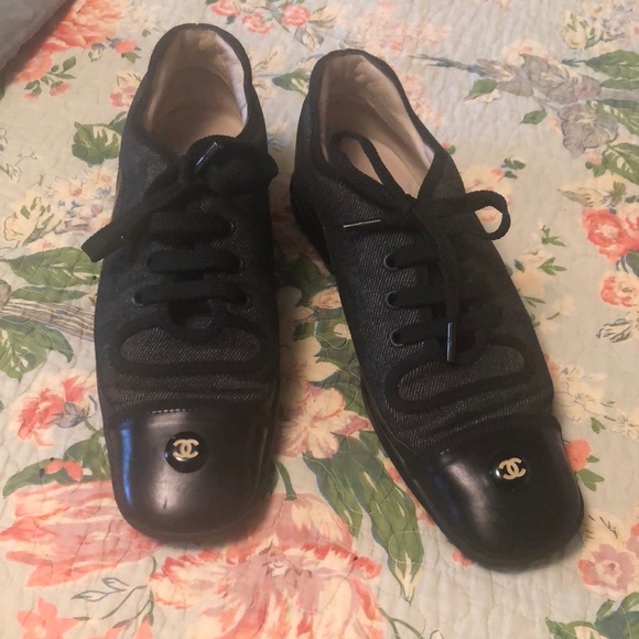 Chanel black double c shoes - Picture 1 of 10